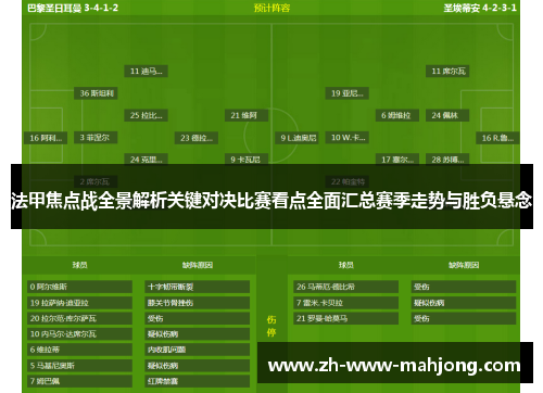 法甲焦点战全景解析关键对决比赛看点全面汇总赛季走势与胜负悬念
